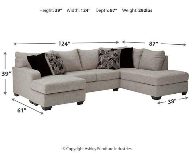 Megginson 2-Piece Sectional with Chaise Smyrna Furniture Outlet