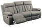 Mitchiner REC Sofa w/Drop Down Table Smyrna Furniture Outlet