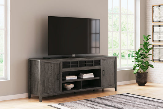 Montillan XL TV Stand w/Fireplace Option Smyrna Furniture Outlet