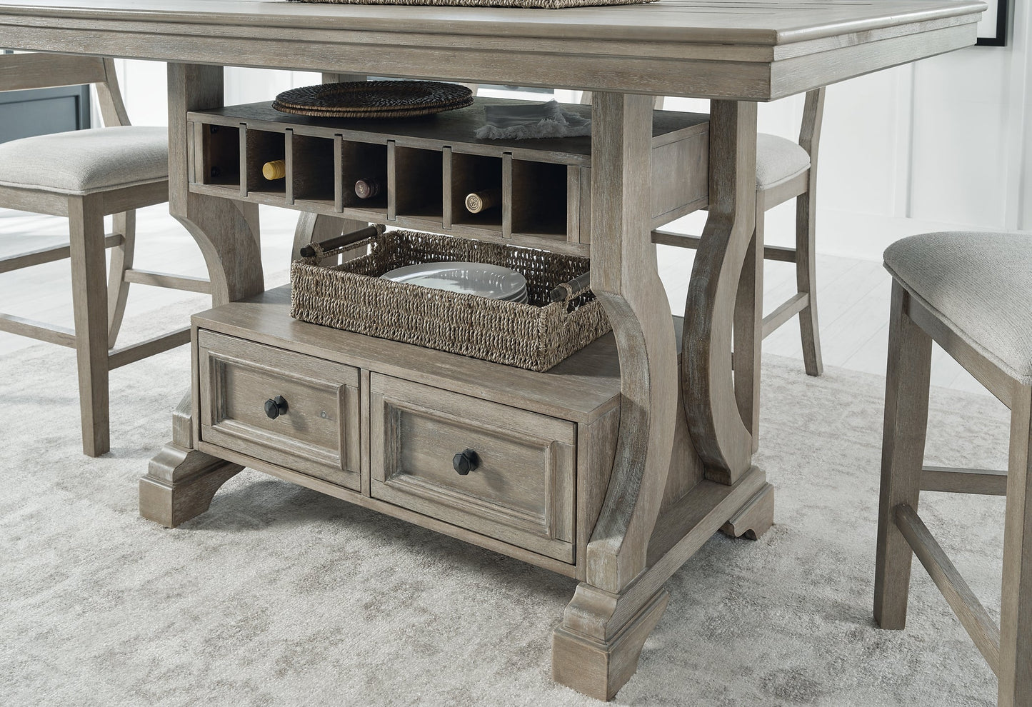 Moreshire RECT Dining Room Counter Table Smyrna Furniture Outlet