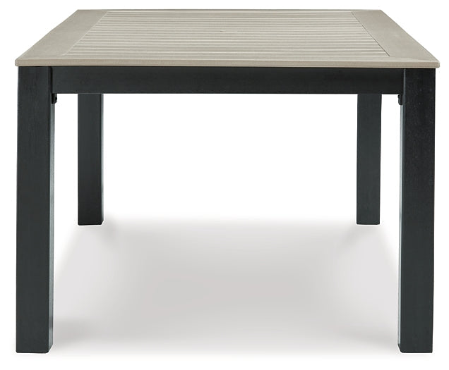 Mount Valley RECT Dining Table w/UMB OPT Smyrna Furniture Outlet