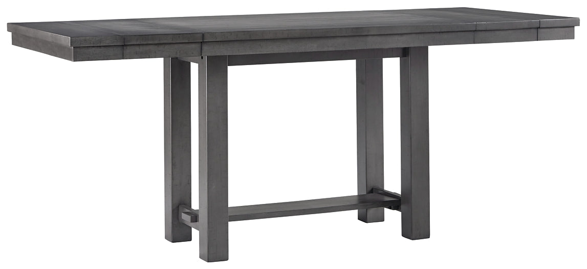 Myshanna Counter Height Dining Table and 6 Barstools Smyrna Furniture Outlet