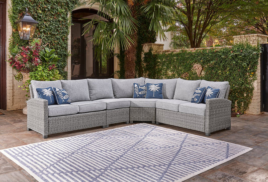 Naples Beach 4-Piece Outdoor Sectional Smyrna Furniture Outlet