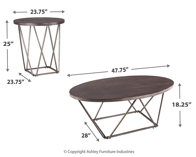 Neimhurst Occasional Table Set (3/CN) Smyrna Furniture Outlet