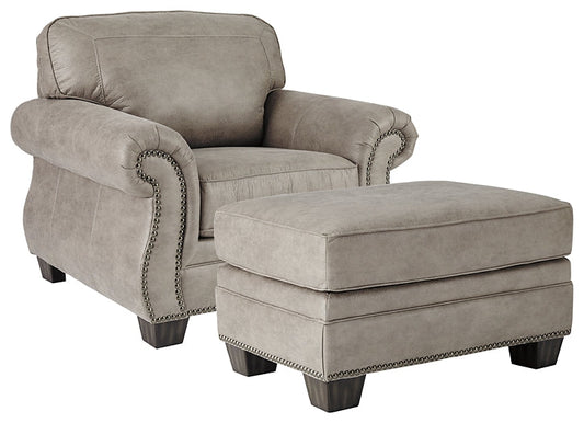 Olsberg Chair and Ottoman Smyrna Furniture Outlet