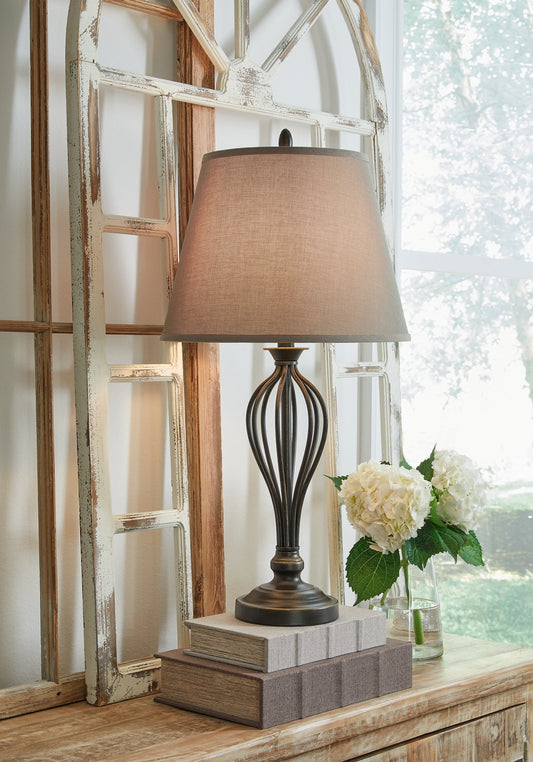 Ornawell Metal Table Lamp (2/CN) Smyrna Furniture Outlet