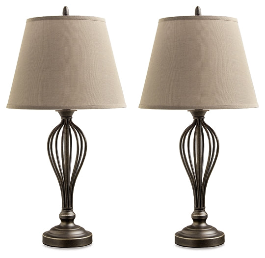 Ornawell Metal Table Lamp (2/CN) Smyrna Furniture Outlet