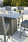 Palazzo Outdoor Counter Height Dining Table with 4 Barstools Smyrna Furniture Outlet