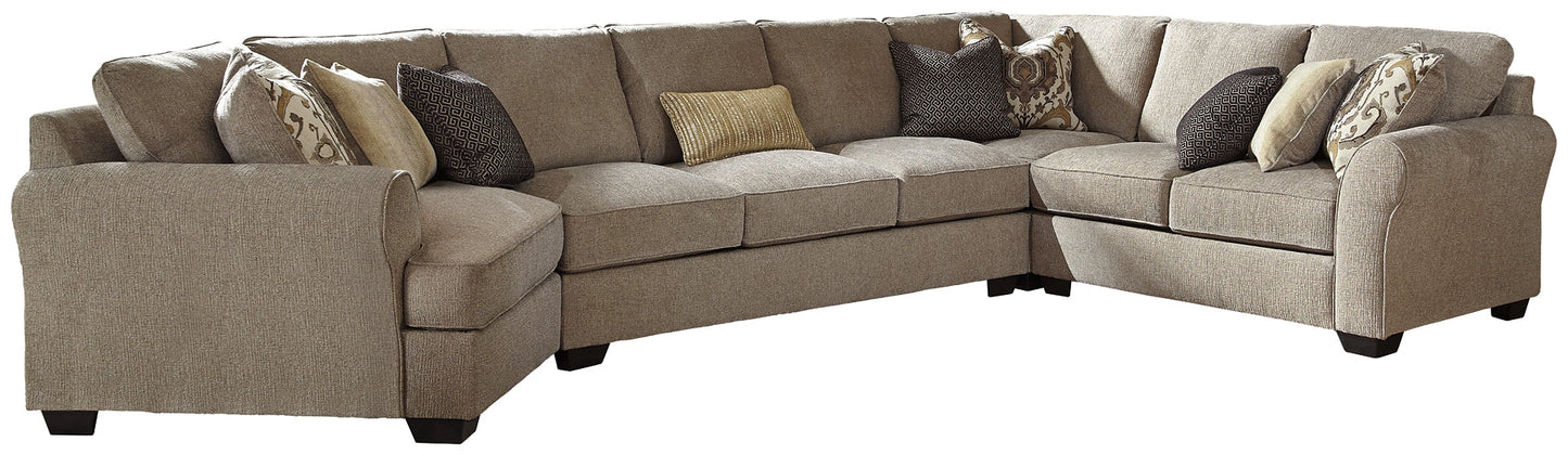 Pantomine 4-Piece Sectional with Cuddler Smyrna Furniture Outlet