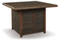 Paradise Trail Outdoor Bar Table and 8 Barstools Smyrna Furniture Outlet