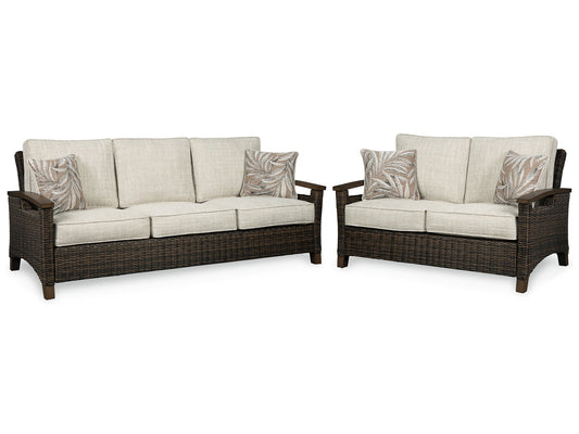 Paradise Trail Outdoor Sofa and Loveseat Smyrna Furniture Outlet