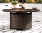 Paradise Trail Round Fire Pit Table Smyrna Furniture Outlet