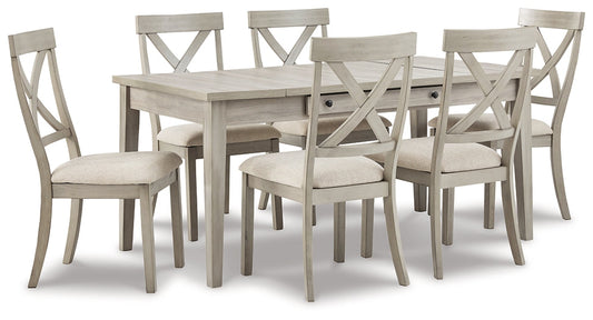 Parellen Dining Table and 6 Chairs Smyrna Furniture Outlet