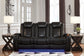 Party Time PWR REC Sofa with ADJ Headrest Smyrna Furniture Outlet