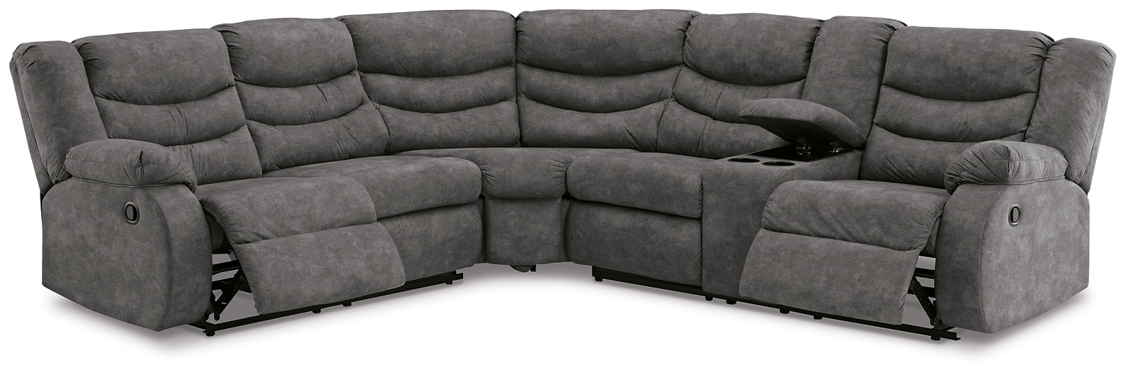 Partymate 2-Piece Reclining Sectional Smyrna Furniture Outlet