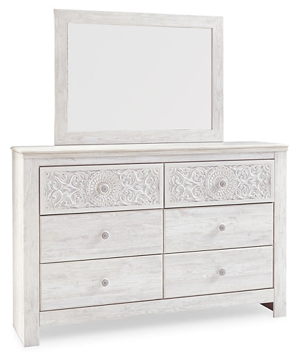 Paxberry Dresser and Mirror Smyrna Furniture Outlet