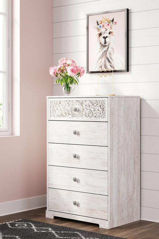 Paxberry Five Drawer Chest Smyrna Furniture Outlet