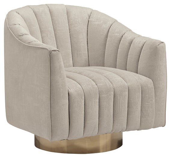 Penzlin Swivel Accent Chair Smyrna Furniture Outlet