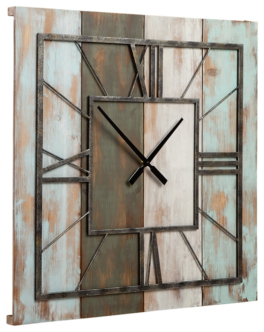 Perdy Wall Clock Smyrna Furniture Outlet