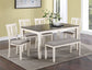 ROWAN 6-PC DINETTE SET WITH BENCH Smyrna Furniture Outlet
