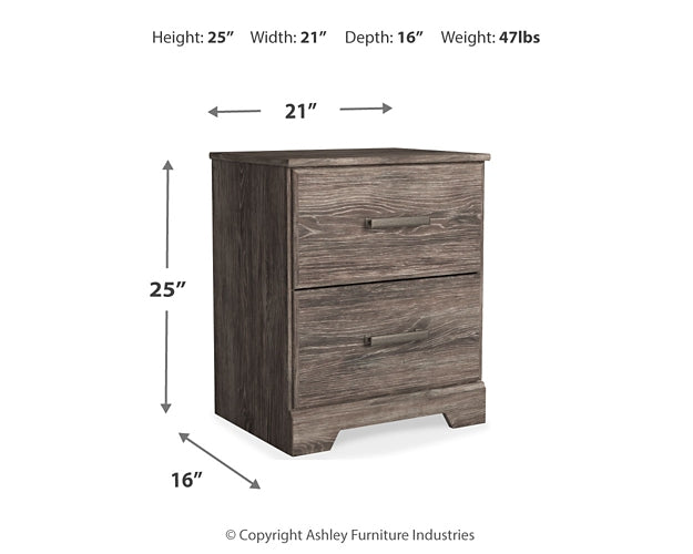 Ralinksi Two Drawer Night Stand Smyrna Furniture Outlet