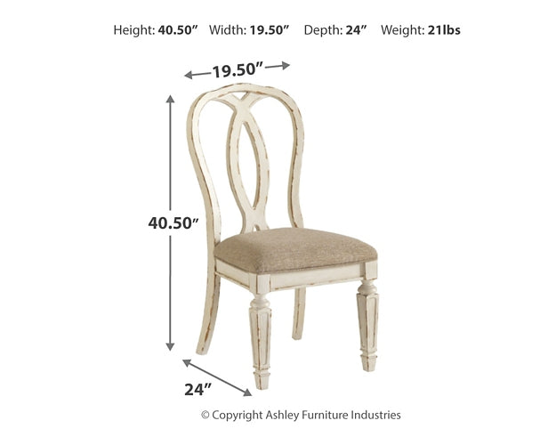 Realyn Dining UPH Side Chair (2/CN) Smyrna Furniture Outlet