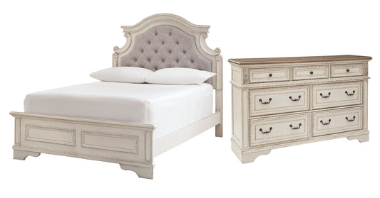 Realyn Full Panel Bed with Dresser Smyrna Furniture Outlet