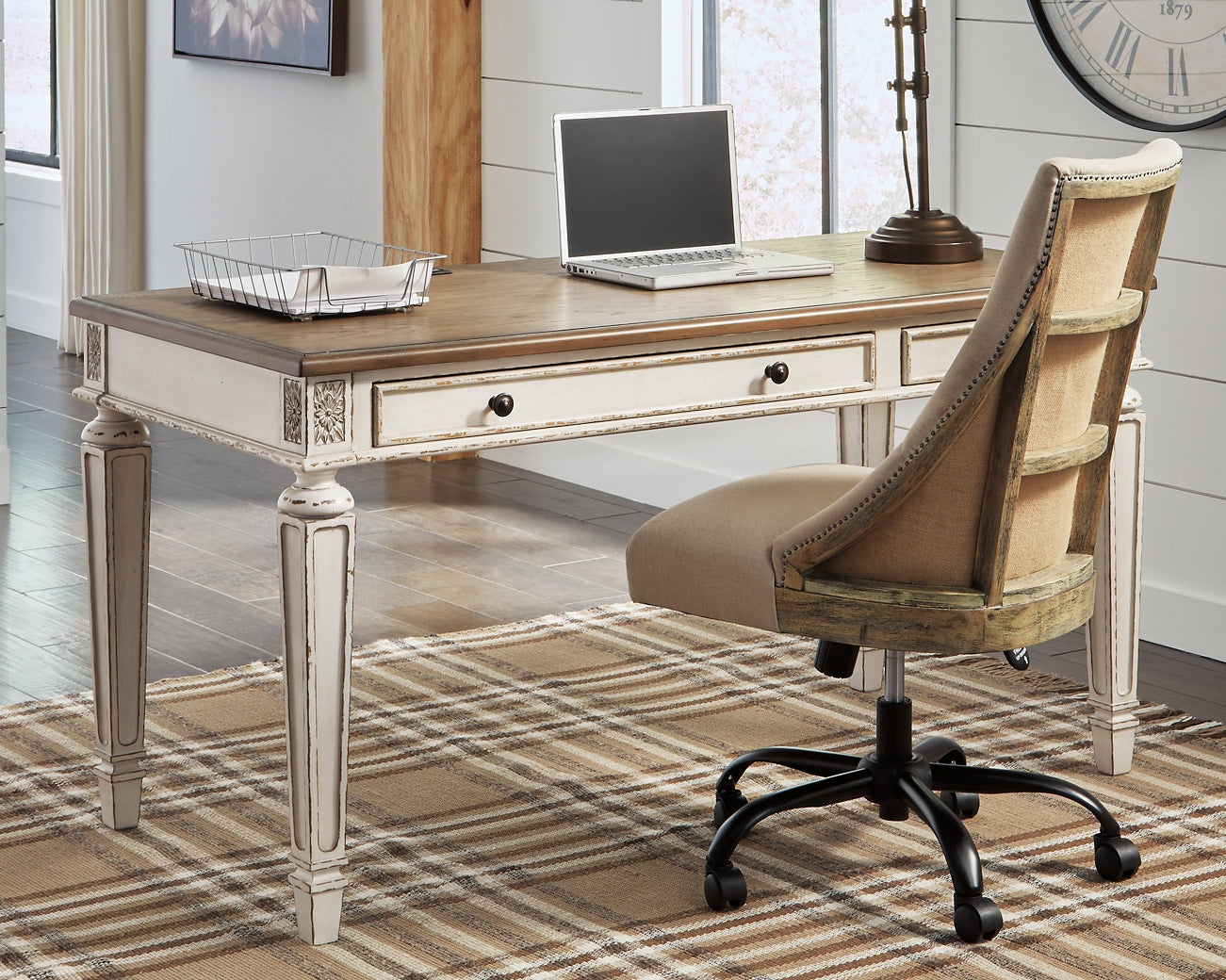 Realyn Home Office Desk Smyrna Furniture Outlet