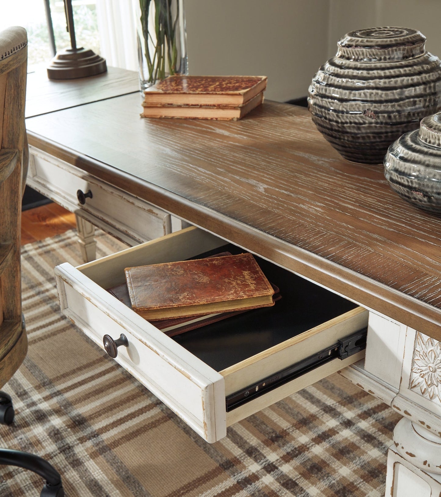 Realyn Home Office Lift Top Desk Smyrna Furniture Outlet