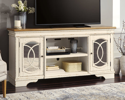 Realyn XL TV Stand w/Fireplace Option Smyrna Furniture Outlet