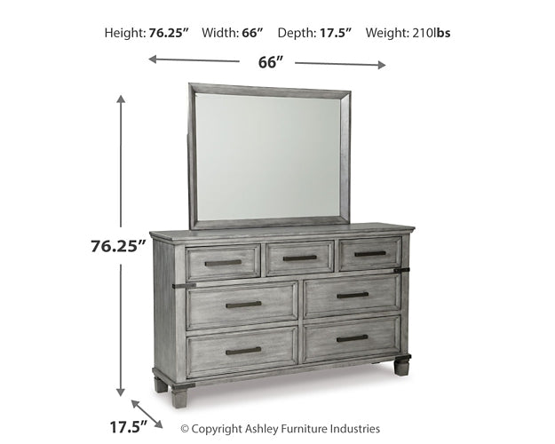 Russelyn Dresser and Mirror Smyrna Furniture Outlet
