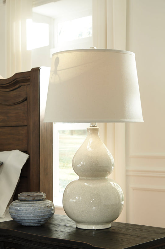 Saffi Ceramic Table Lamp (1/CN) Smyrna Furniture Outlet