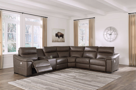 Salvatore 6-Piece Power Reclining Sectional Smyrna Furniture Outlet