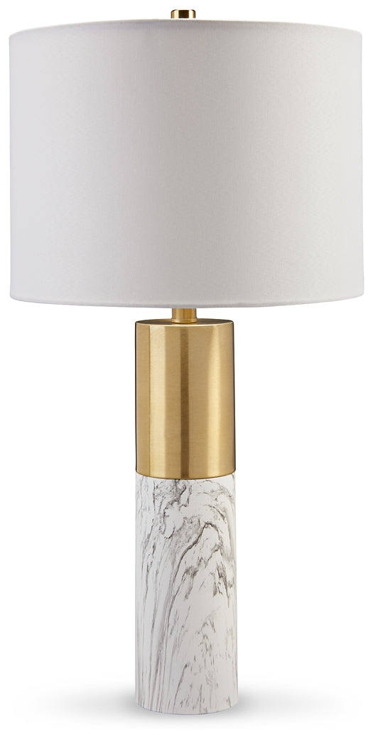 Samney Metal Table Lamp (2/CN) Smyrna Furniture Outlet