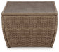 Sandy Bloom Outdoor Coffee Table with 2 End Tables Smyrna Furniture Outlet