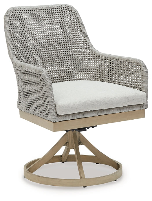 Seton Creek Swivel Chair w/Cushion (2/CN) Smyrna Furniture Outlet