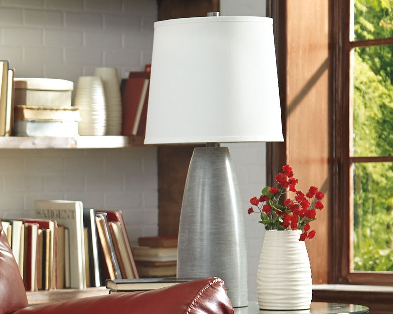 Shavontae Poly Table Lamp (2/CN) Smyrna Furniture Outlet