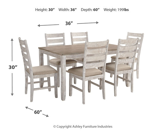 Skempton Dining Room Table Set (7/CN) Smyrna Furniture Outlet