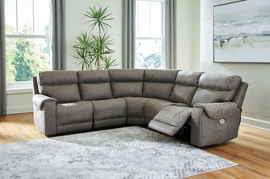 Starbot 5-Piece Power Reclining Sectional Smyrna Furniture Outlet