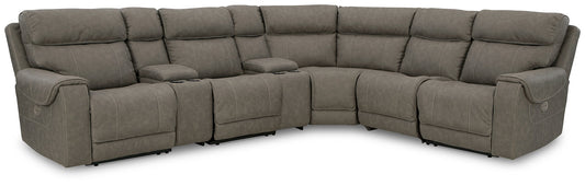 Starbot 7-Piece Power Reclining Sectional Smyrna Furniture Outlet