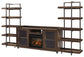 Starmore 3-Piece Wall Unit with Electric Fireplace Smyrna Furniture Outlet