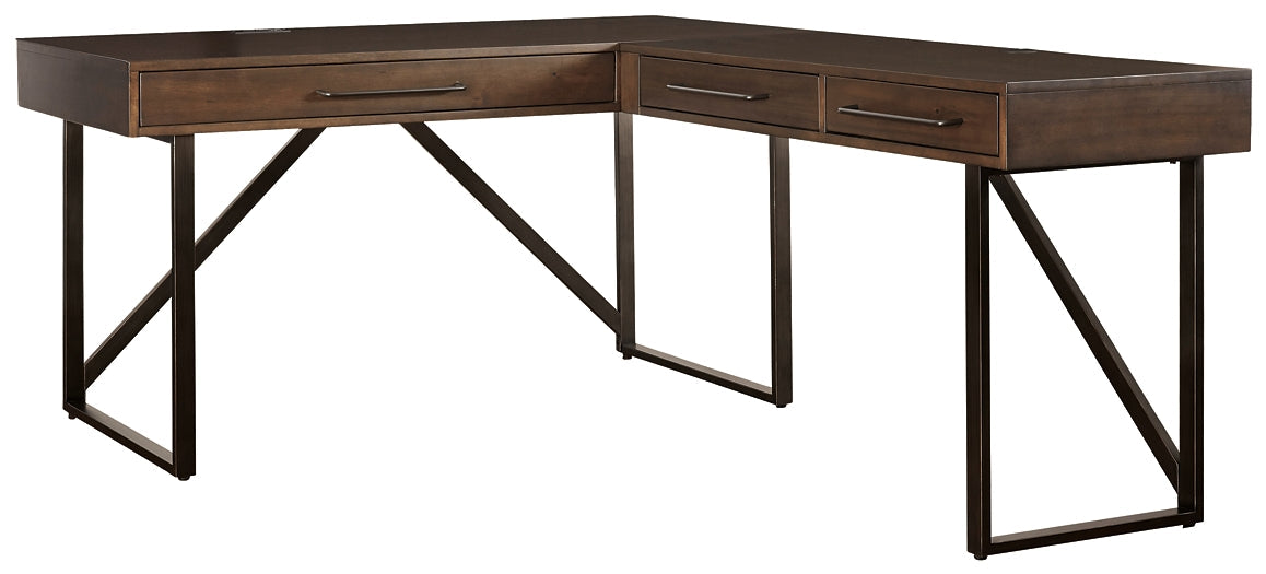 Starmore Home Office Desk with Chair Smyrna Furniture Outlet