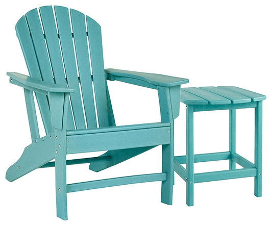 Sundown Treasure Outdoor Chair with End Table Smyrna Furniture Outlet