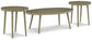 Swiss Valley Outdoor Coffee Table with 2 End Tables Smyrna Furniture Outlet
