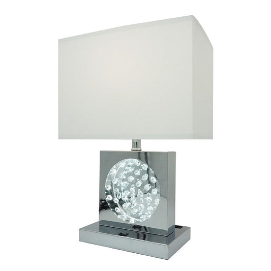 TABLE LAMP CHROME-LED ACCENT Smyrna Furniture Outlet