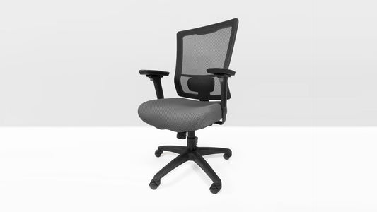 TEMPUR-Lumbar Support™ Office Chair (Gray) Smyrna Furniture Outlet