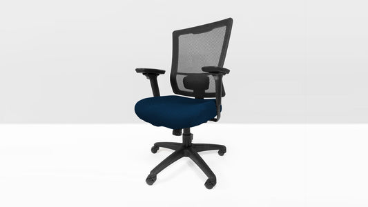 TEMPUR-Lumbar Support™ Office Chair (Navy) Smyrna Furniture Outlet