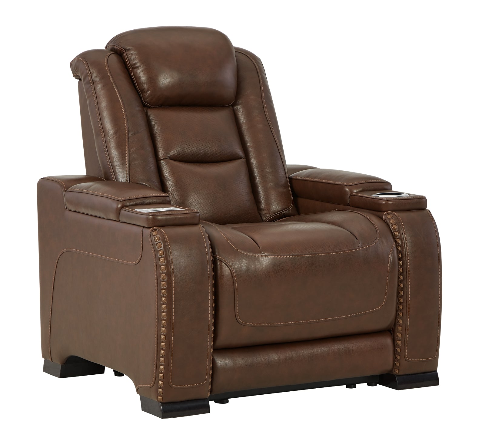 The Man-Den PWR Recliner/ADJ Headrest Smyrna Furniture Outlet