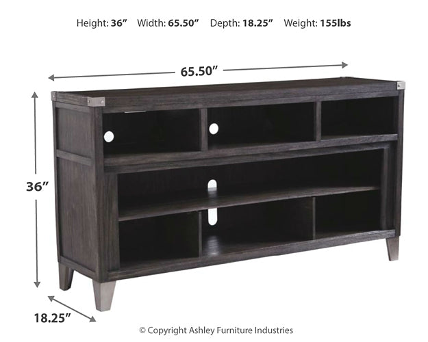 Todoe LG TV Stand w/Fireplace Option Smyrna Furniture Outlet