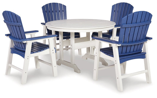 Toretto Outdoor Dining Table and 4 Chairs Smyrna Furniture Outlet